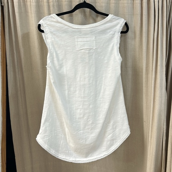 White Henley Knit Tank Top - Very J - Picture 2 of 5